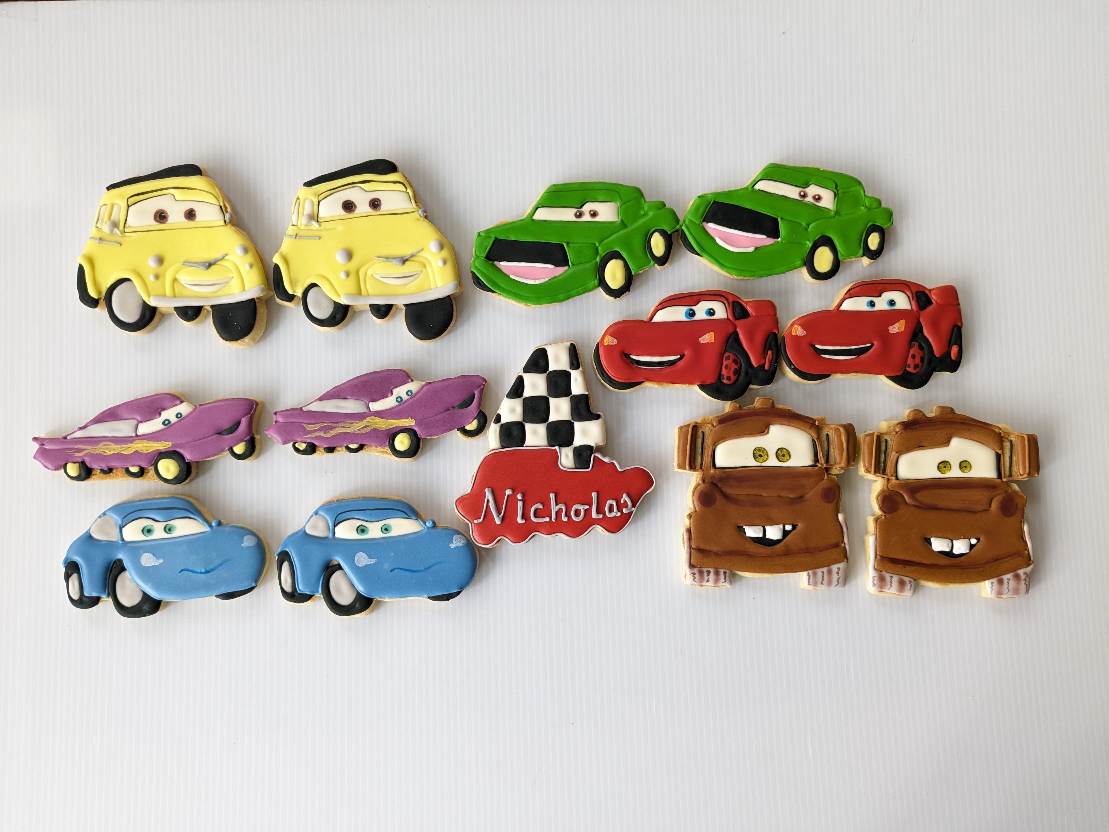 Cars Cookies