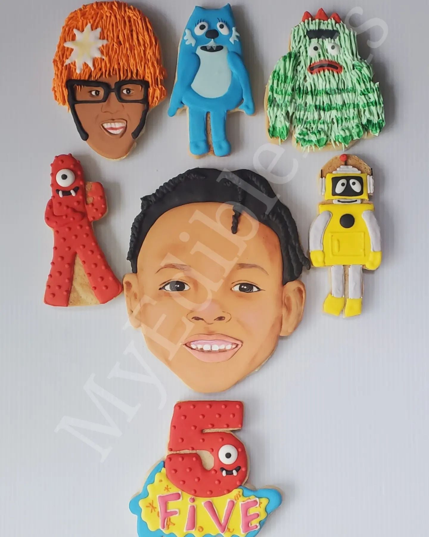 Yo Gabba Gabba Cookies