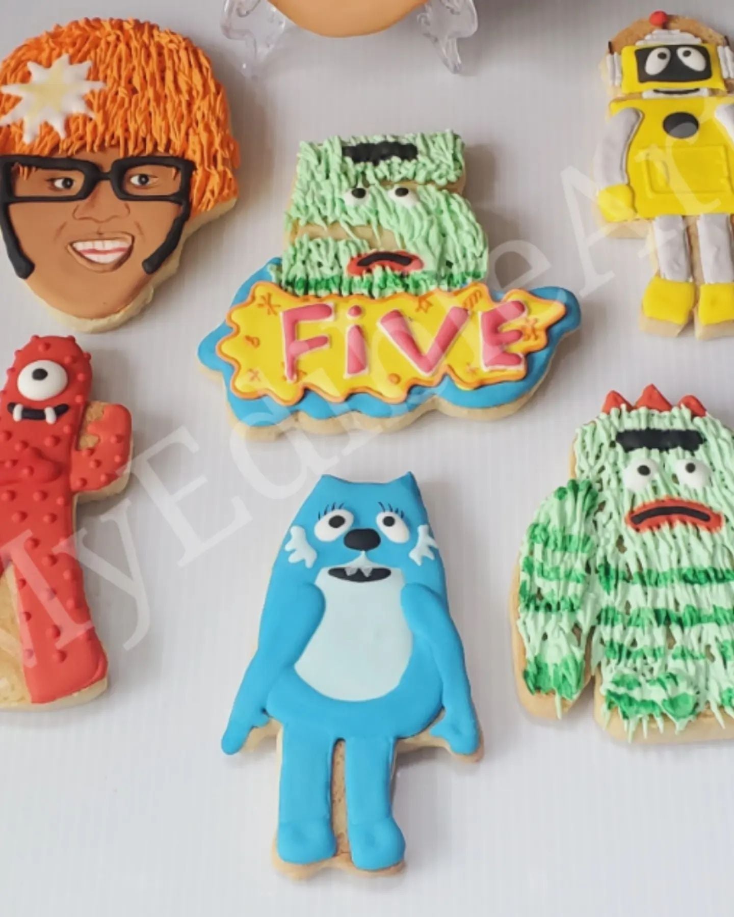 Yo Gabba Gabba Cookies